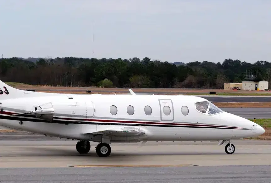 Beechcraft Beechjet 400 light jet exterior, Fly Tango Jets private charter