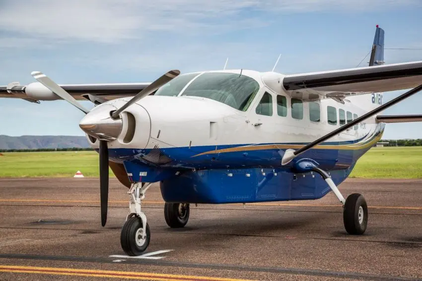 Cessna Grand Caravan 208B turboprop exterior, Fly Tango Jets private charter