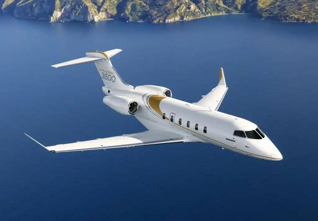 Challenger 3500 super midsize jet charter, Bombardier Challenger 3500 private aviation Fly Tango Jets