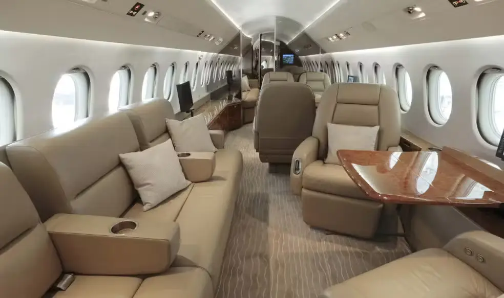 Dassault Falcon 900A heavy jet exterior, Fly Tango Jets private charter