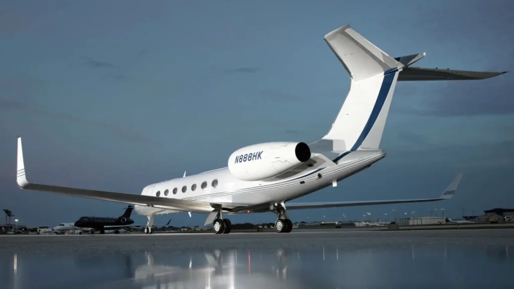 Gulfstream G550 ultra long range jet charter, private aviation Fly Tango Jets