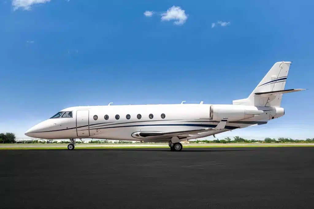 G200 super midsize jet charter, Gulfstream G200 private aviation Fly Tango Jets