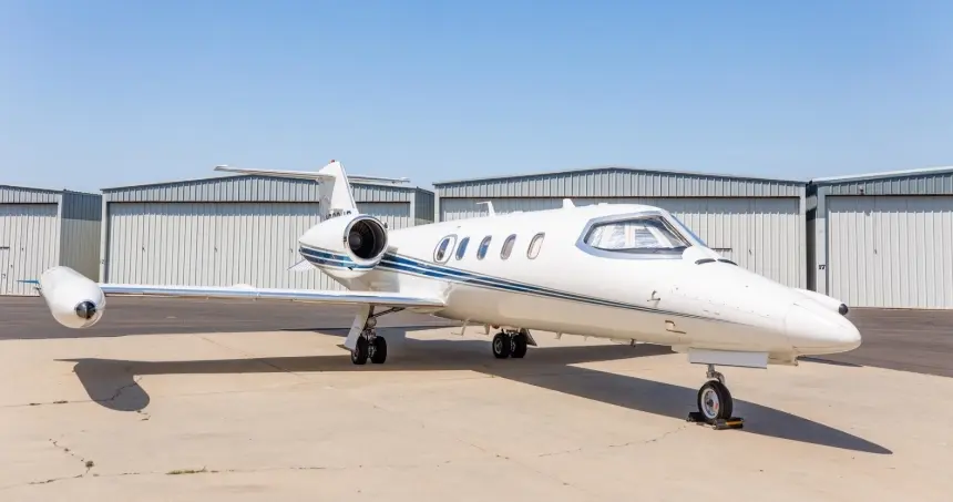 Learjet 35 light jet charter, Bombardier Learjet 35 private aviation Fly Tango Jets