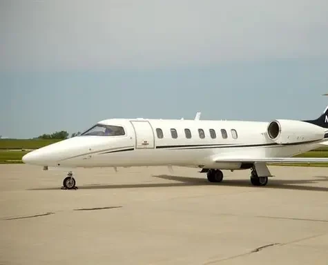 Bombardier Learjet 70 light jet exterior, Fly Tango Jets private charter