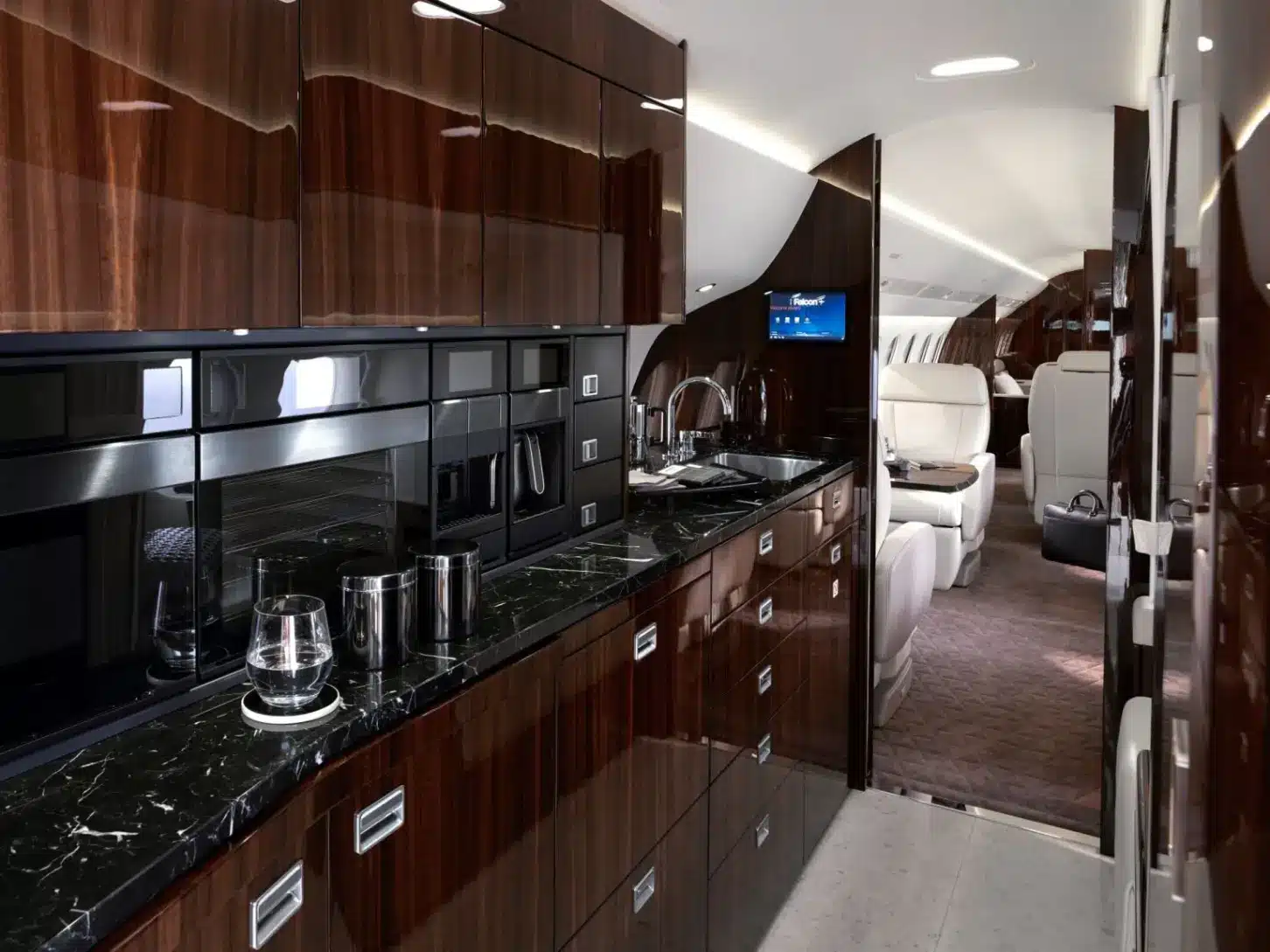 Private jet galley and catering, Fly Tango Jets Bahamas flight