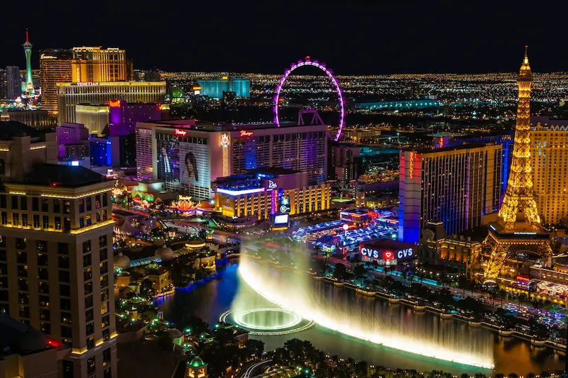 Private jet charter to Las Vegas
