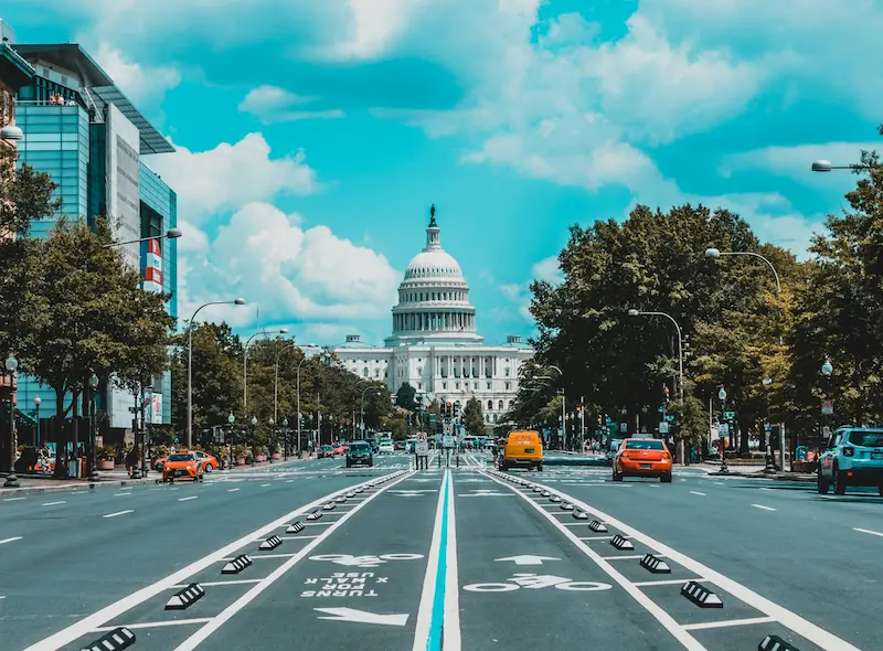 Private jet charter to Washington DC