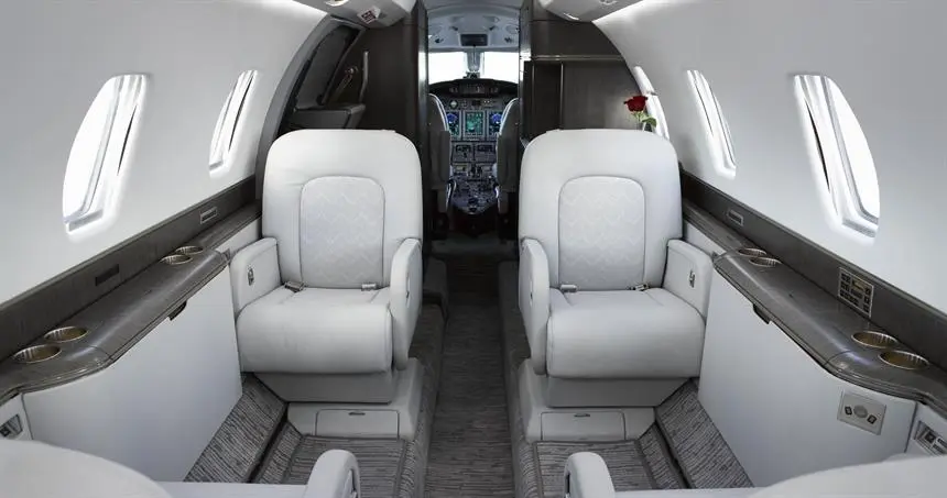 Citation X charter cabin