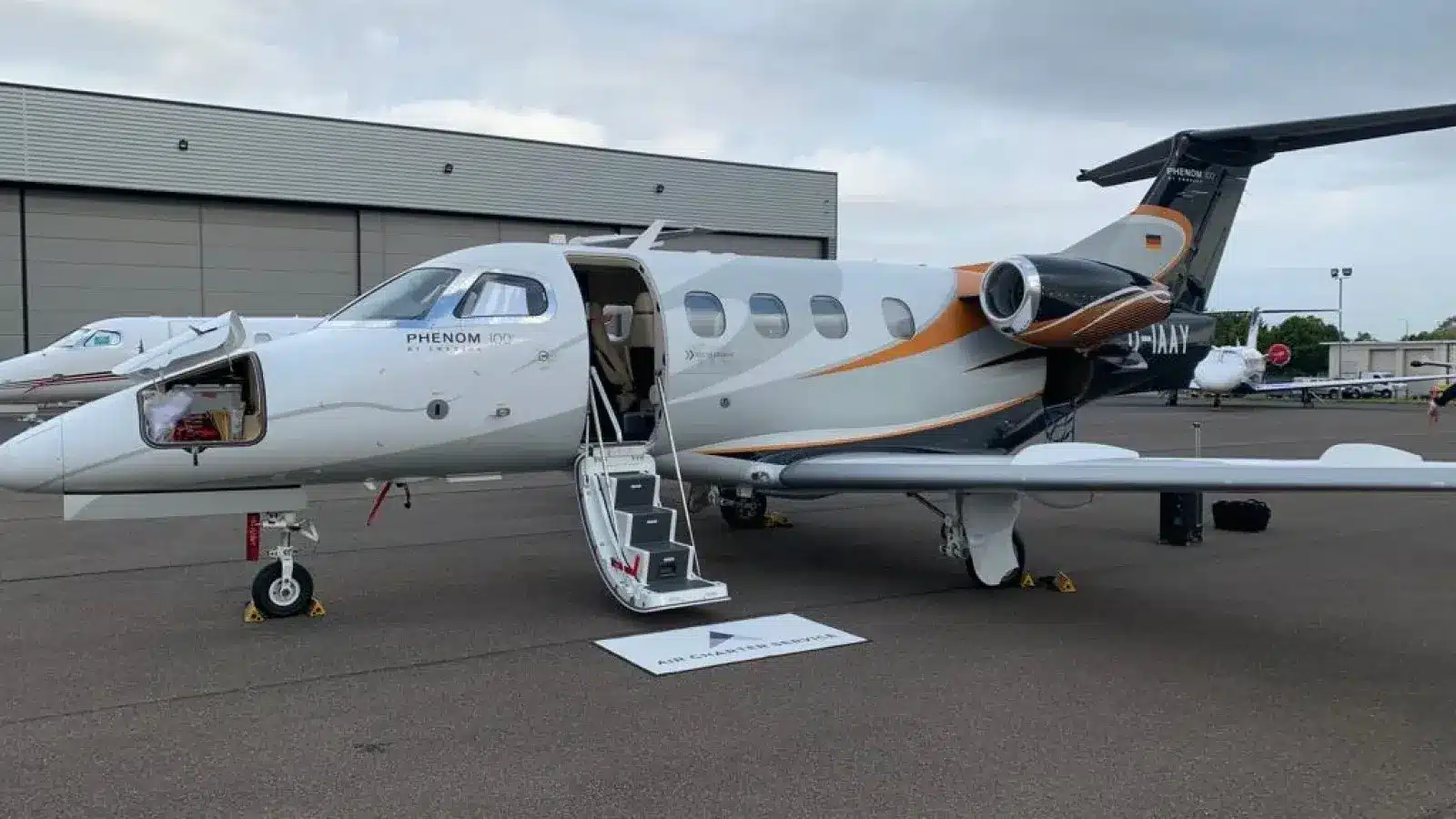 Phenom 100 charter cabin